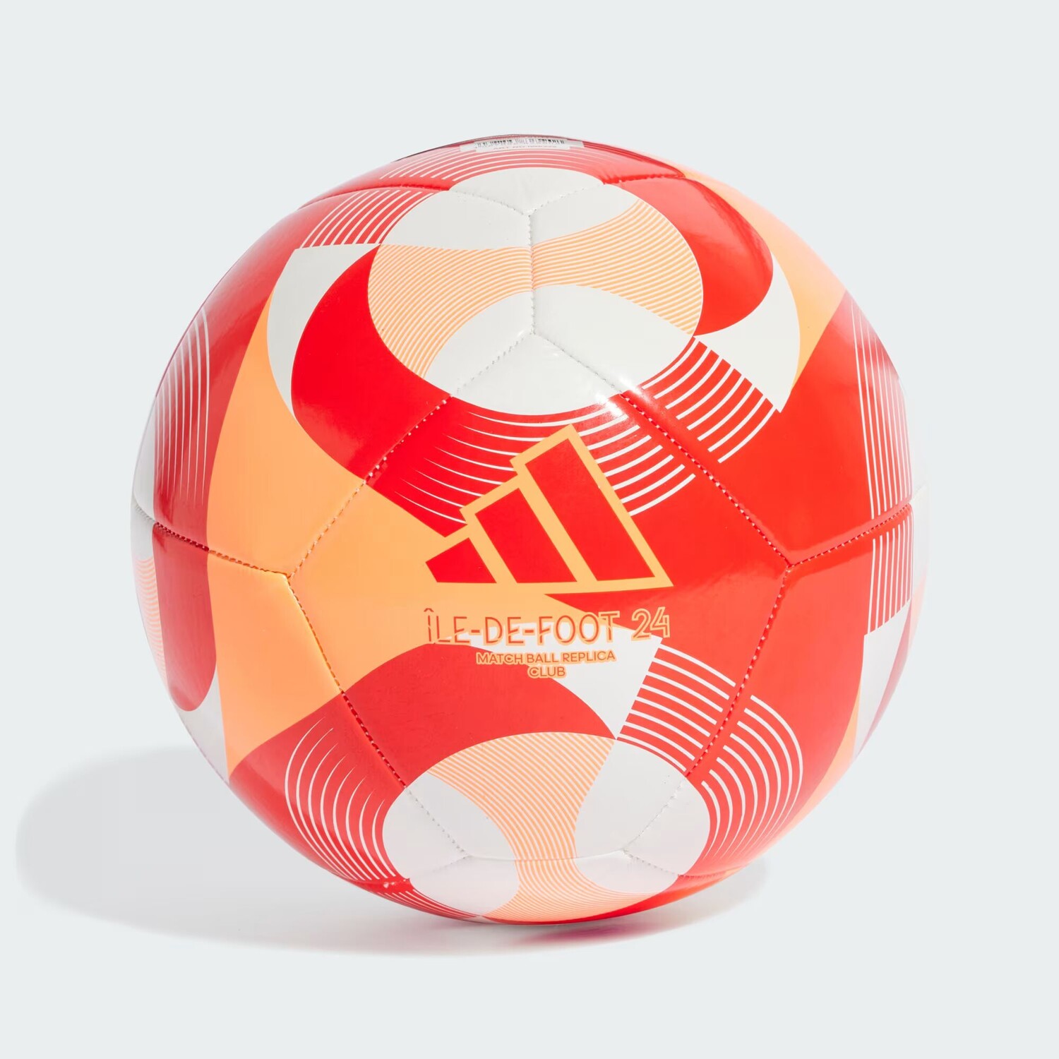 

Клубный мяч Île-De-Foot 24 Adidas, цвет White/Glow Orange/Solar Red