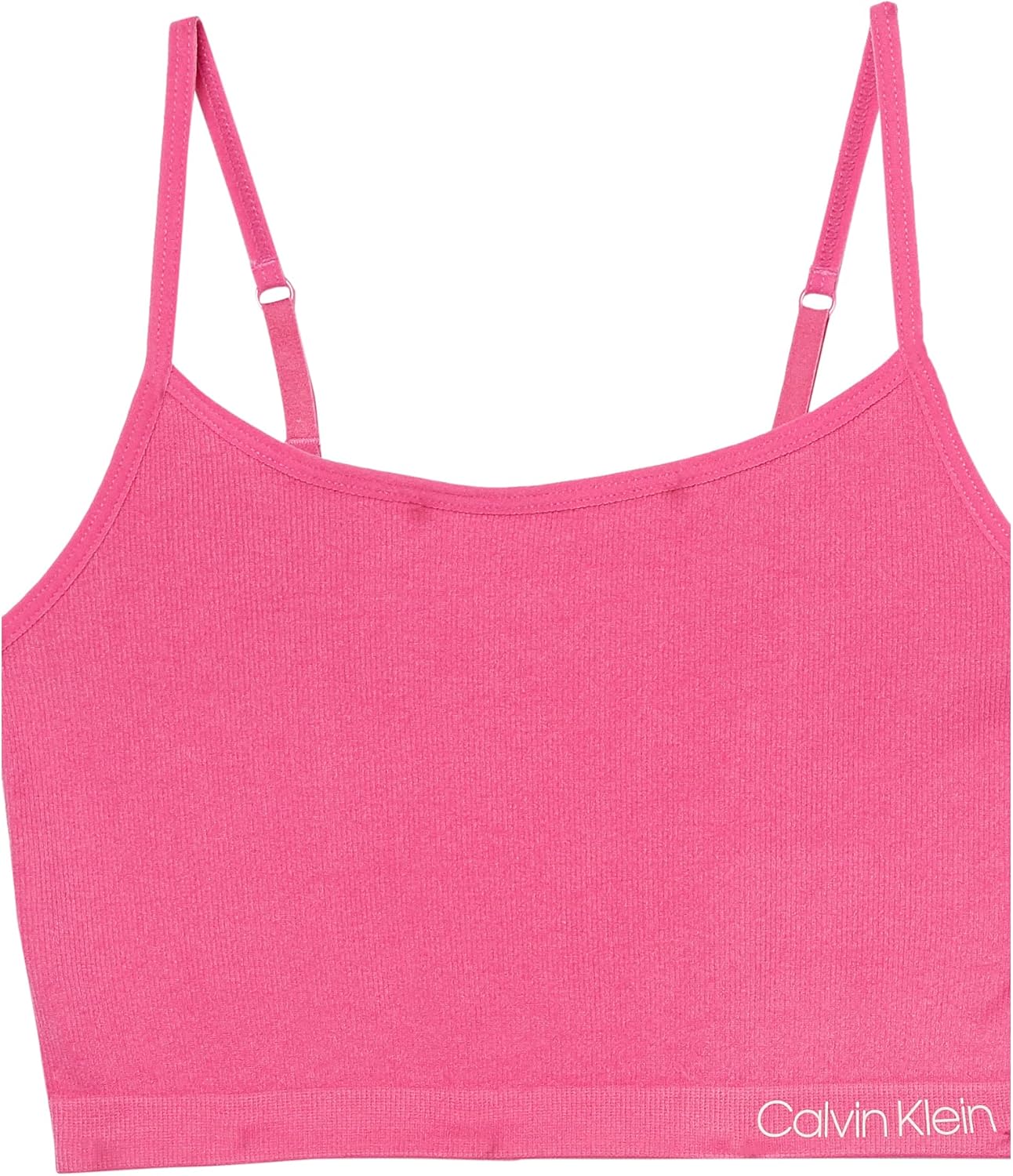 Calvin Klein Girls Seamless Brami, 2 шт., Crystal Pink/Fuschia Fedora — фото 2