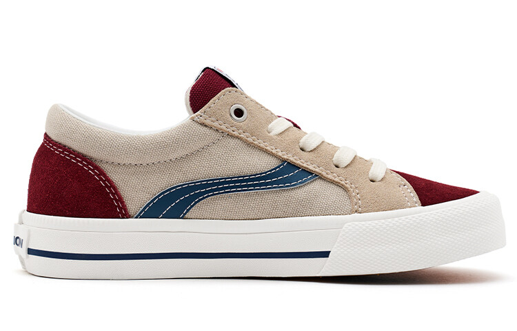 Детские парусиновые туфли Kids Low-top Red Vision Street Wear, красный — фото 2