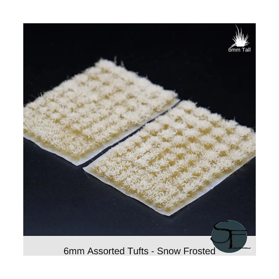 

Сухой снег, матовый — различная планировка, Standard Self-Adhesive Tufts (6mm)