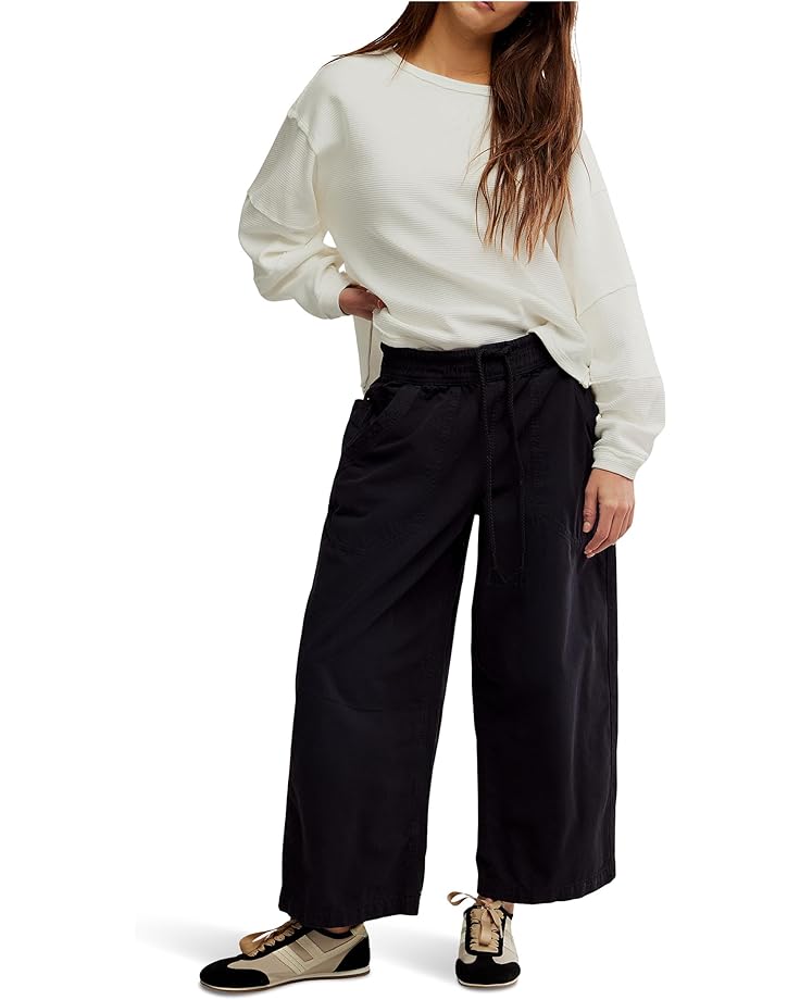 

Брюки Free People Easy Peasy Pull On, черный