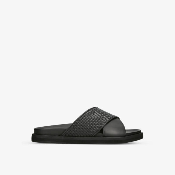 

Сандалии из кожи Panarea Zegna, черный