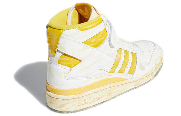 Кроссовки форум 84 высокие Adidas, белый — фото 4