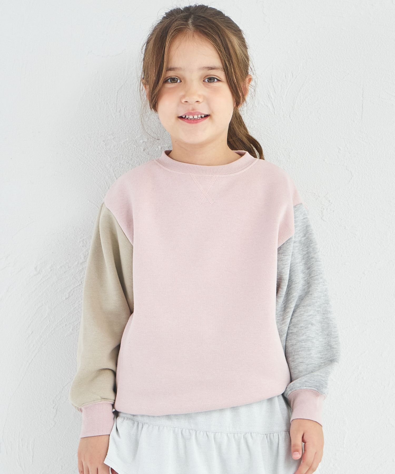 Унисекс толстовка с флисовой подкладкой, разноцветными блоками Pairmanon, Light Pink Mix 27