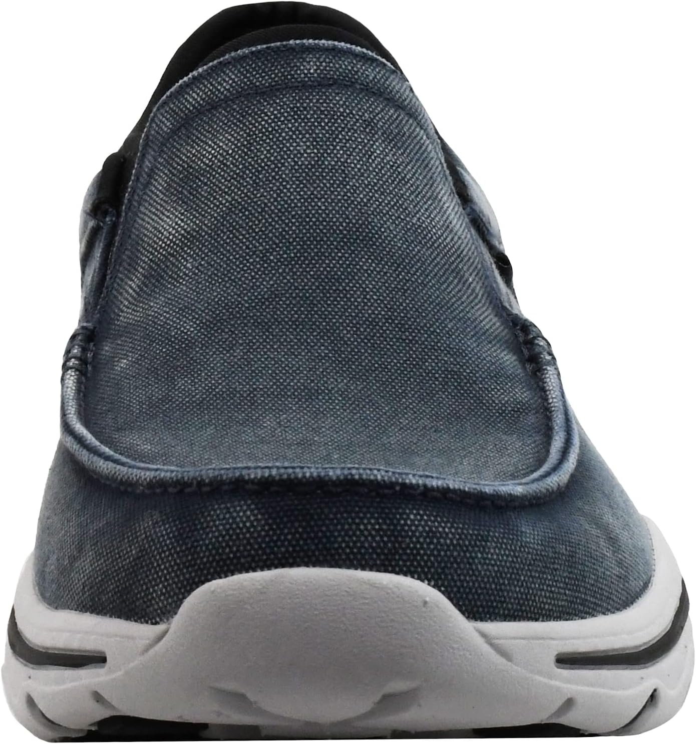 Лоферы Skechers Men's USA Creston- Moseco Moc Toe Slip On, темно-синий/черный — фото 2