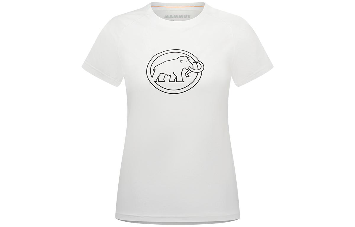 

Футболка QD женская с круглым вырезом, умеренно прямого кроя MAMMUT, белый