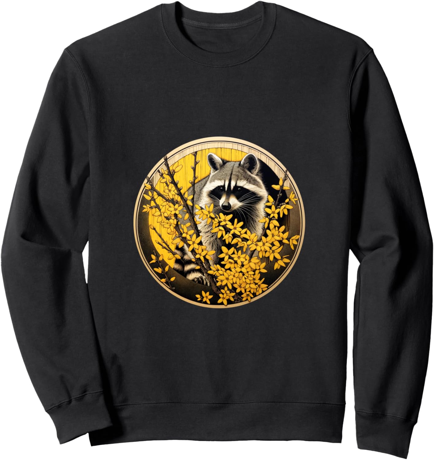 

Милая толстовка с енотом для любителей енотов Spring Teez 4 Us, черный