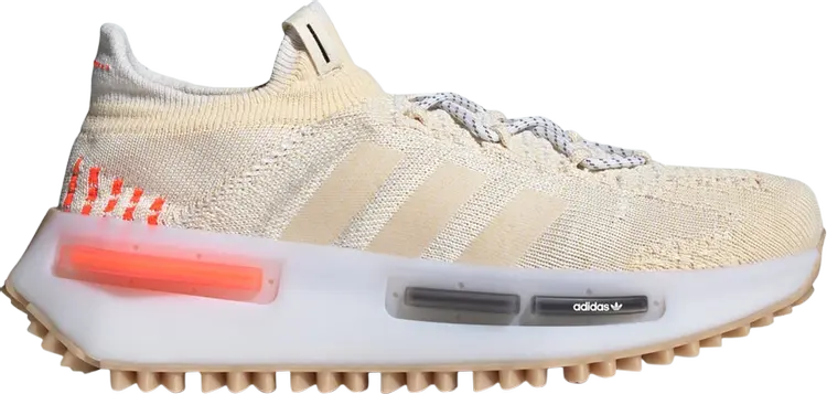 

Кроссовки NMD_S1 'Wonder White Solar Red', кремовый, Бежевый, Кроссовки NMD_S1 'Wonder White Solar Red', кремовый