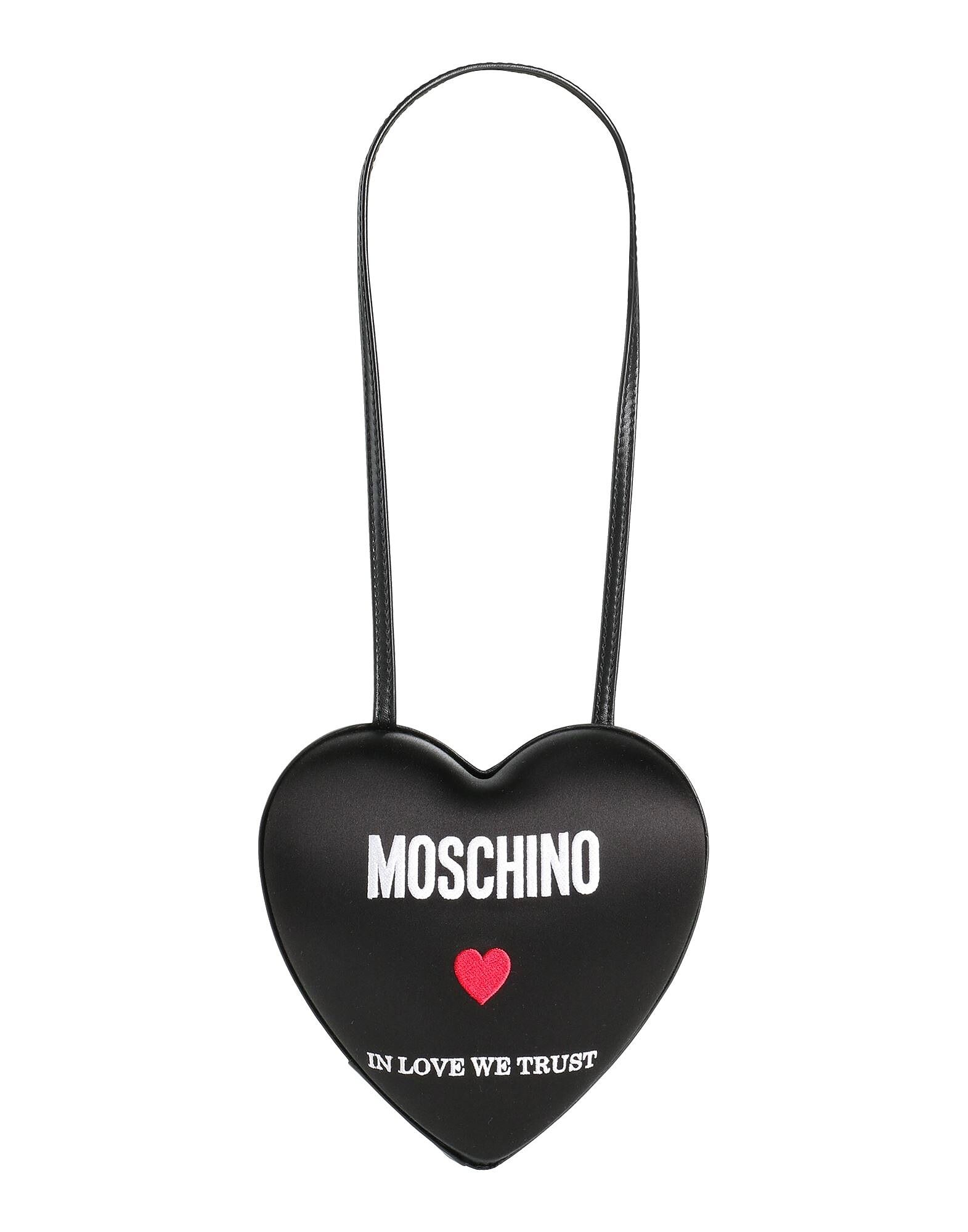 

Сумка через плечо Moschino, черный