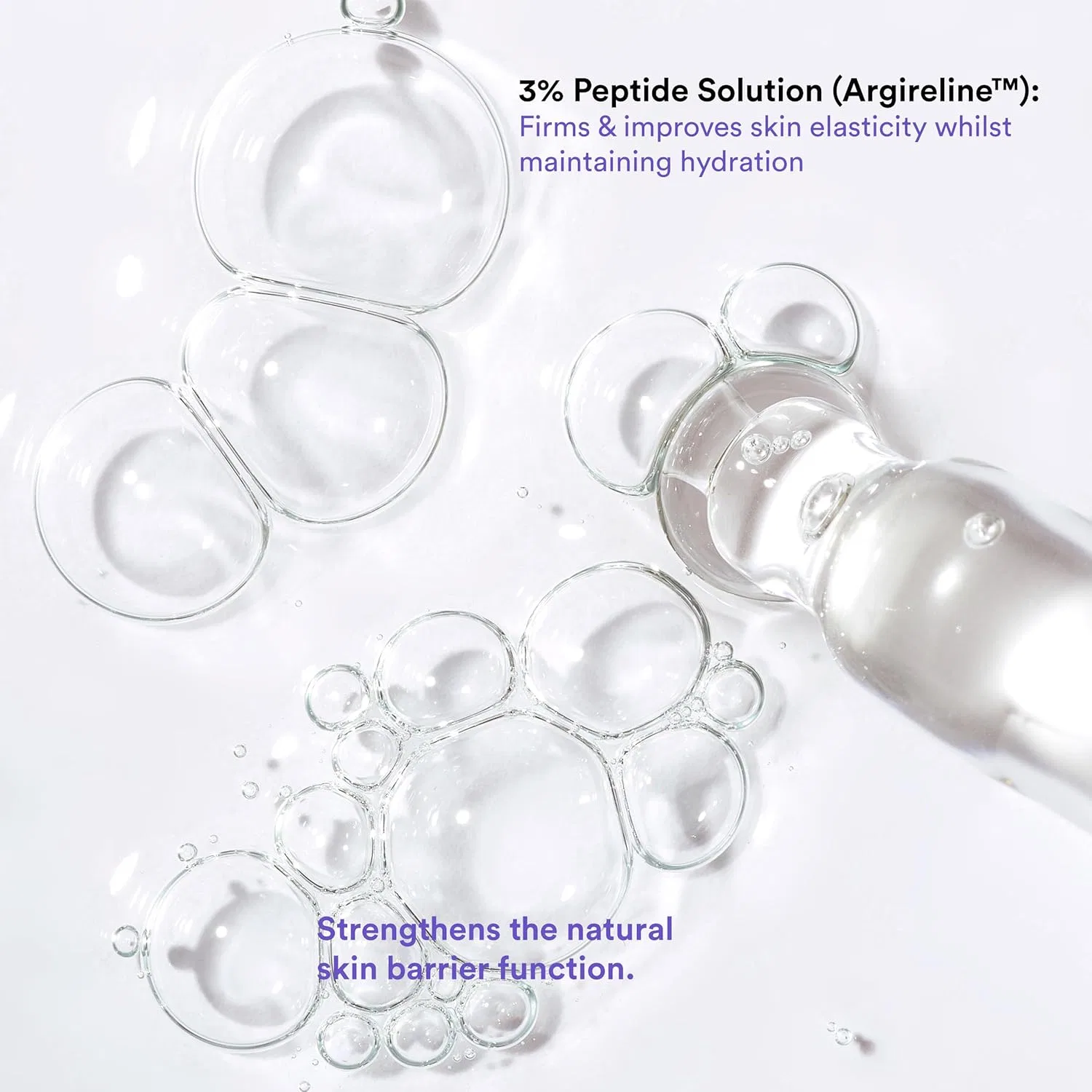 Тоник 3INA — Для лица «The Purple Bakuchiol Serum» с бакучиолом и пептидами от MAKEUP — фото 3