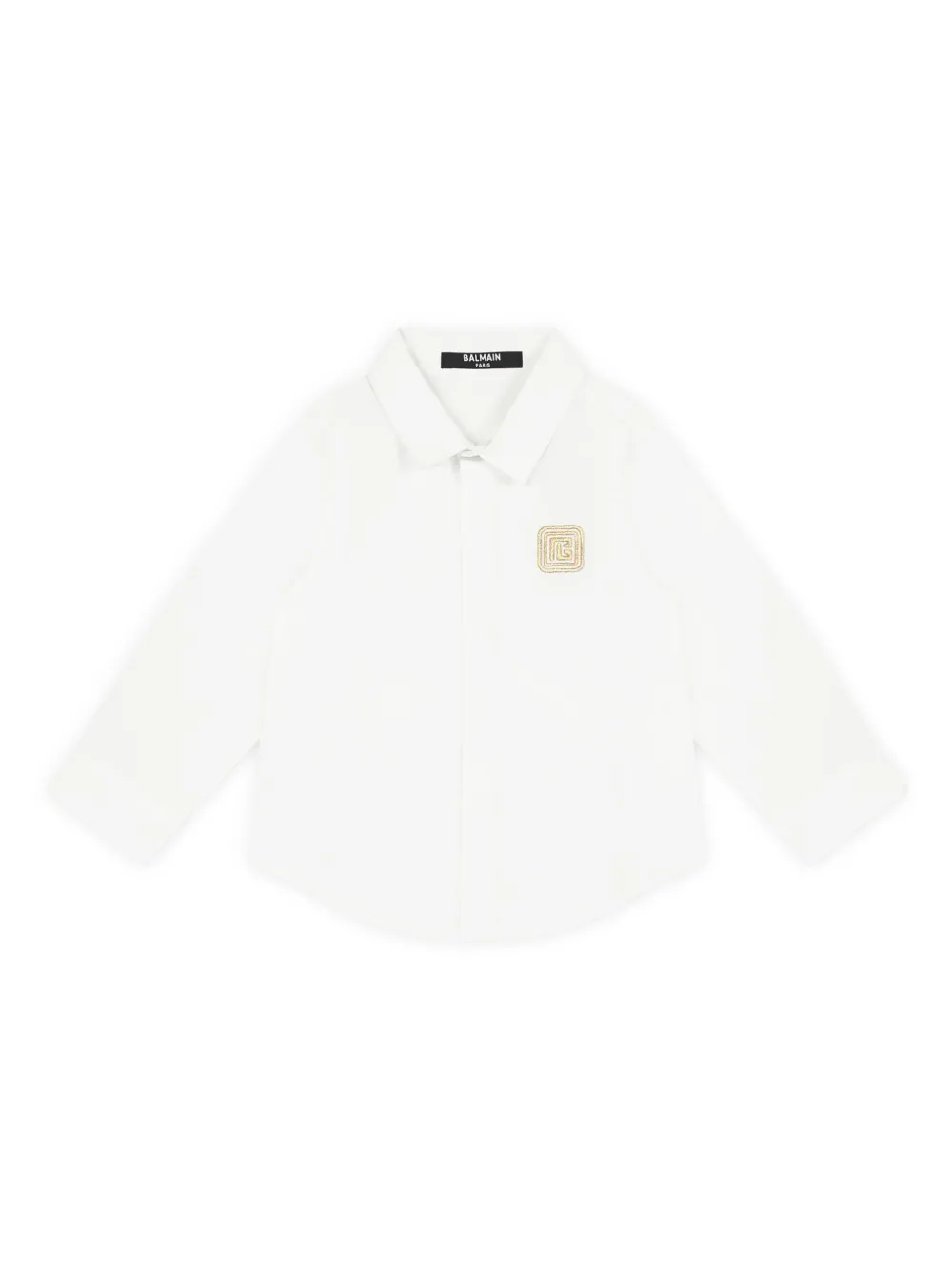 

Рубашка на пуговицах Balmain Kids, белый