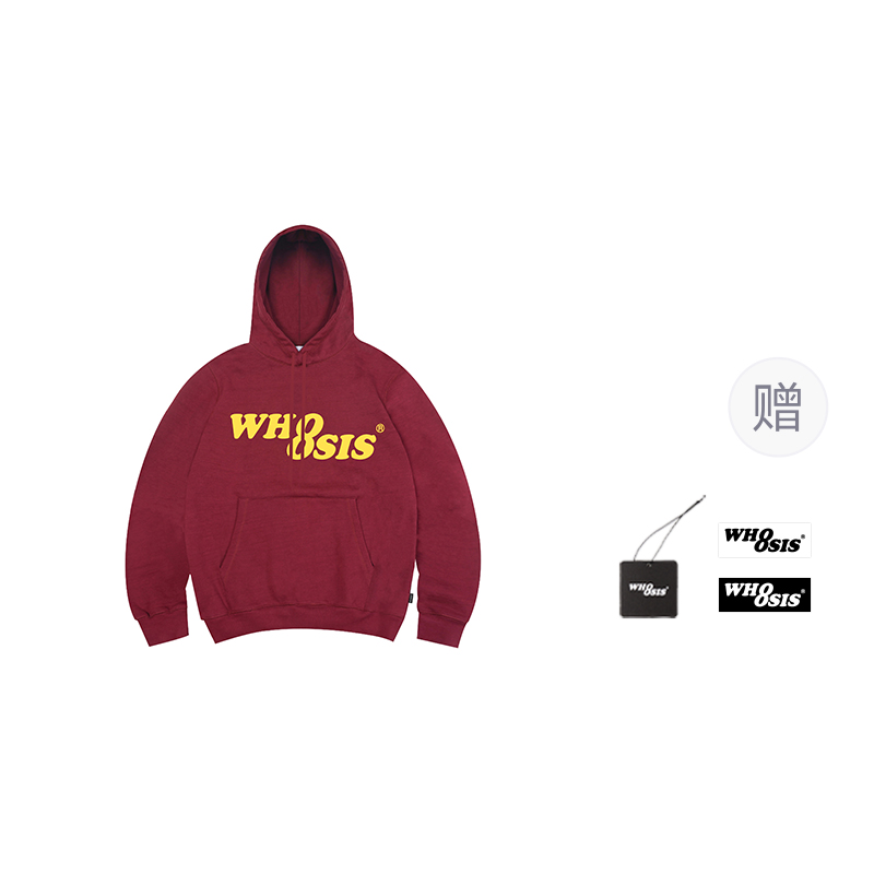 

Свободная повседневная унисекс толстовка WHOOSIS, черно-фиолетовая