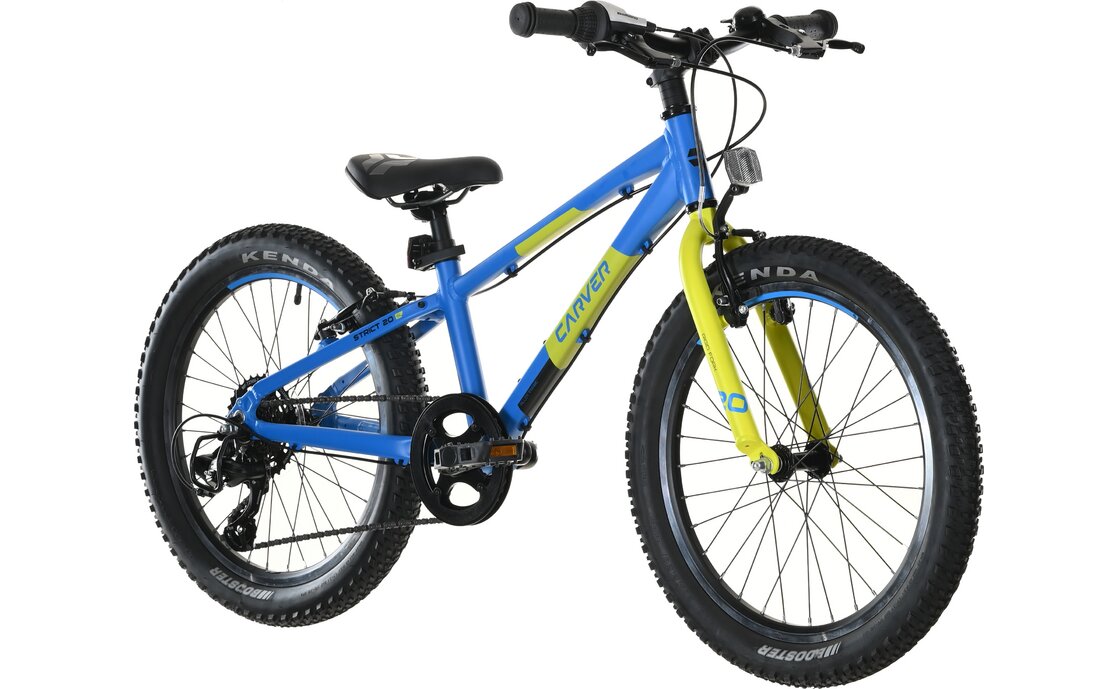 Горный велосипед Carver Strict 20 SL - 20 дюймов - Diamant - 2024, цвет Blau|blue/green yellow/black — фото 2