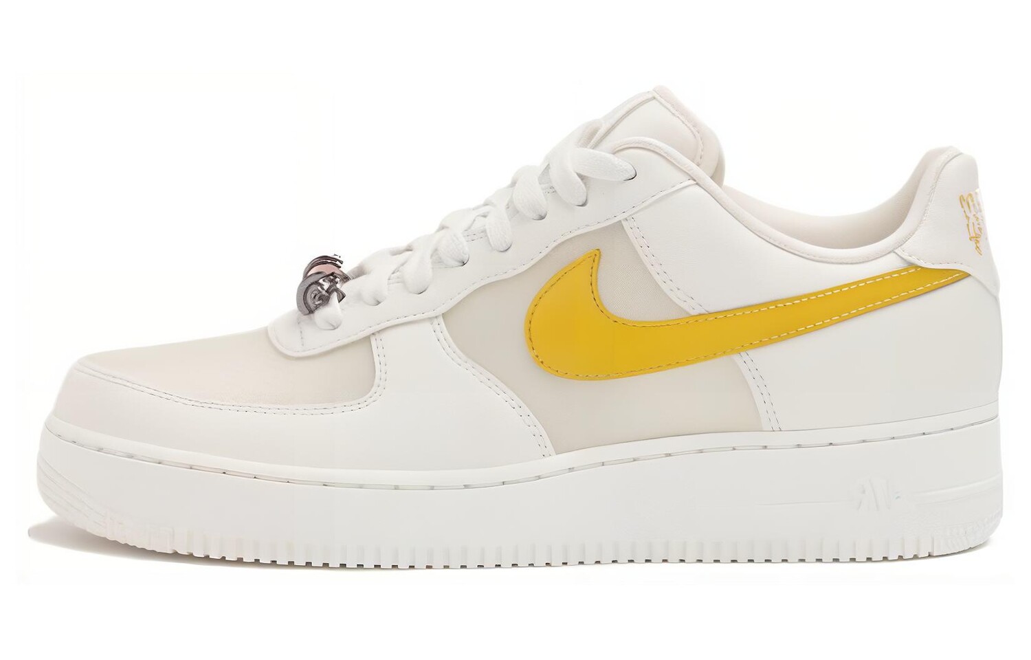 

Кроссовки Nike Air Force 1 Low RTFKT Clone X Angel Edition Of 1230, белый/желтый