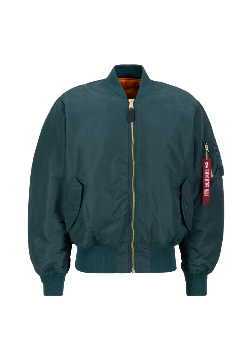 

Куртка-бомбер Alpha Industries " Alpha Industries Мужчины - Куртки-бомберы MA-1 (HERITAGE)", зеленый