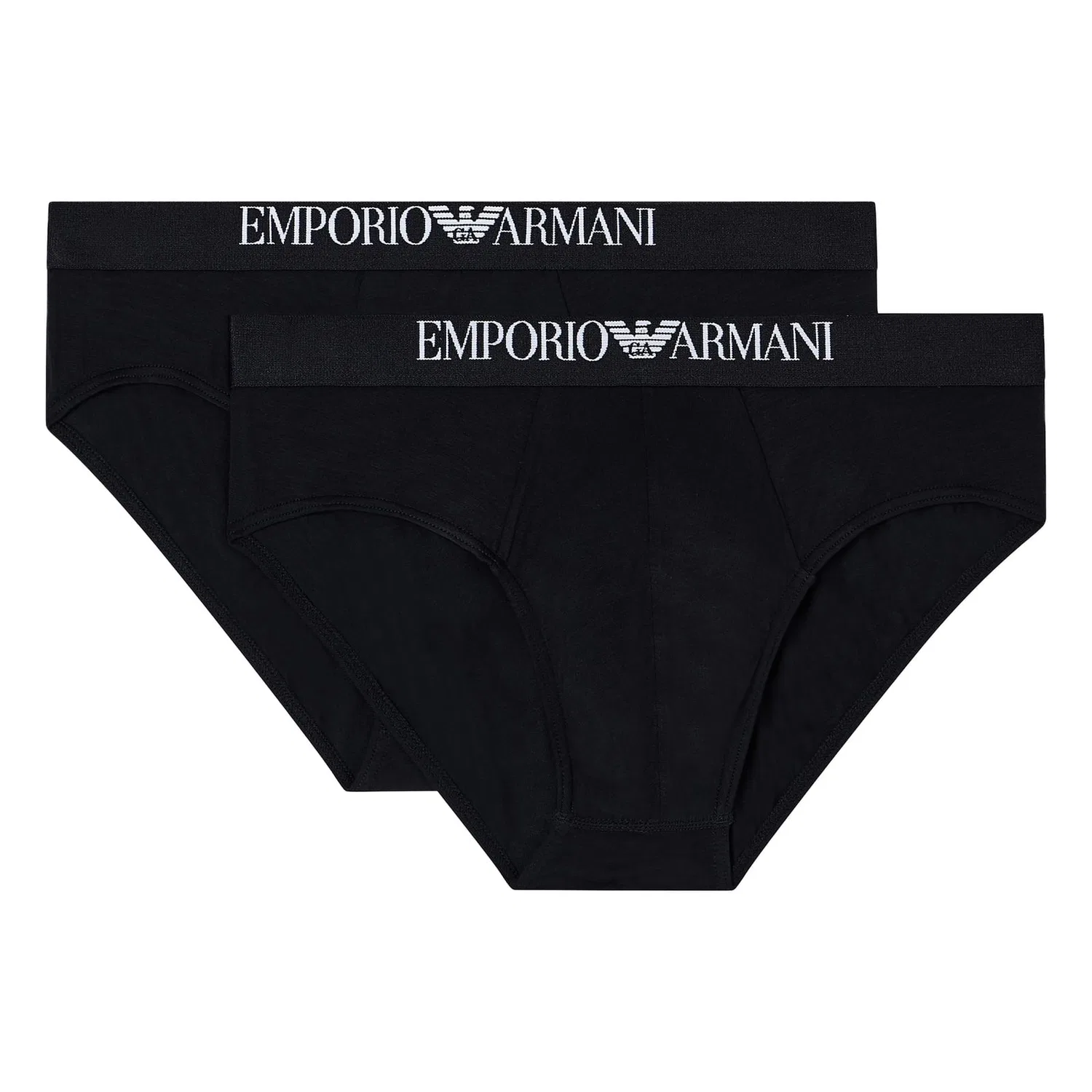 Слипы, 2 шт, Emporio Armani, черный