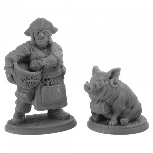 

Миниатюра Reaper Bones: Stumpy Dan McGinty & Grog Hog