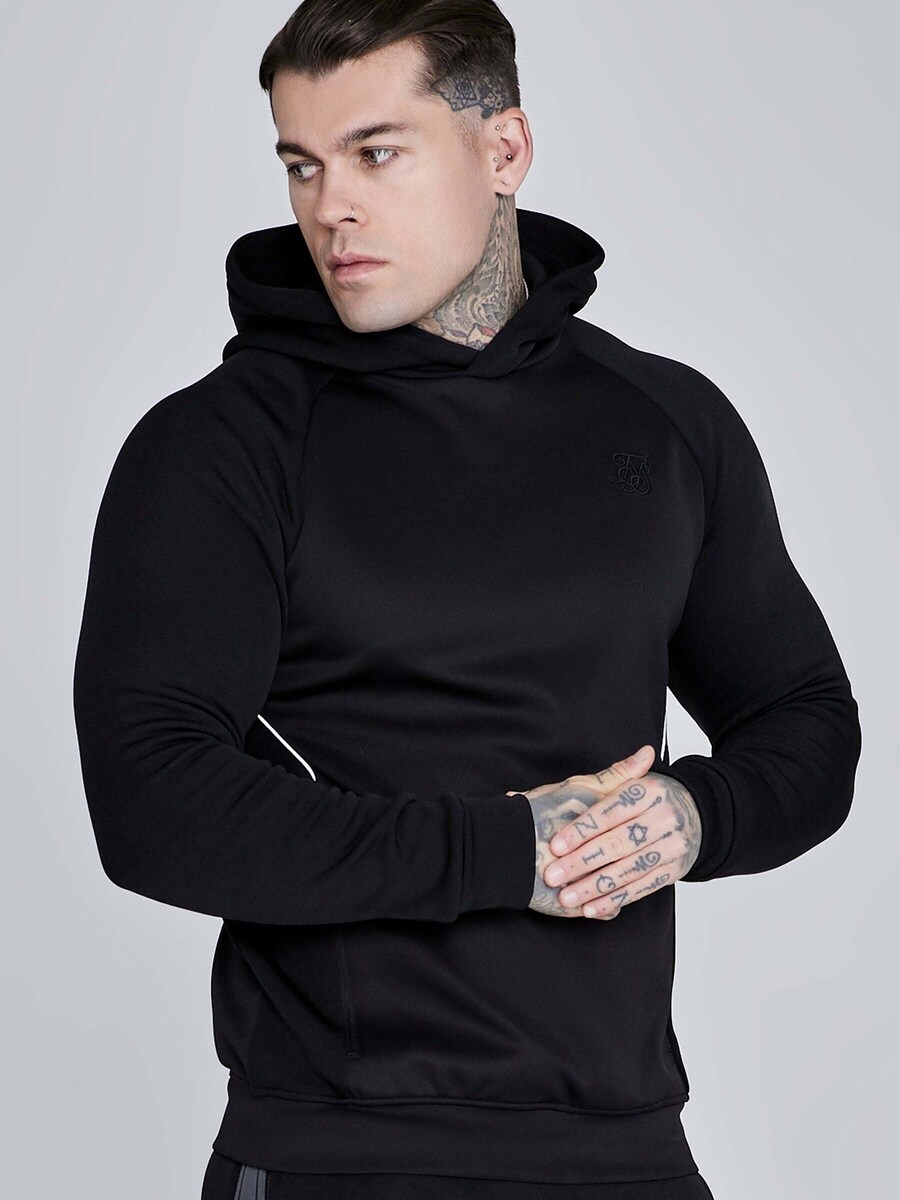 

Толстовка SikSilk Muscle Fit Hoodie, черный
