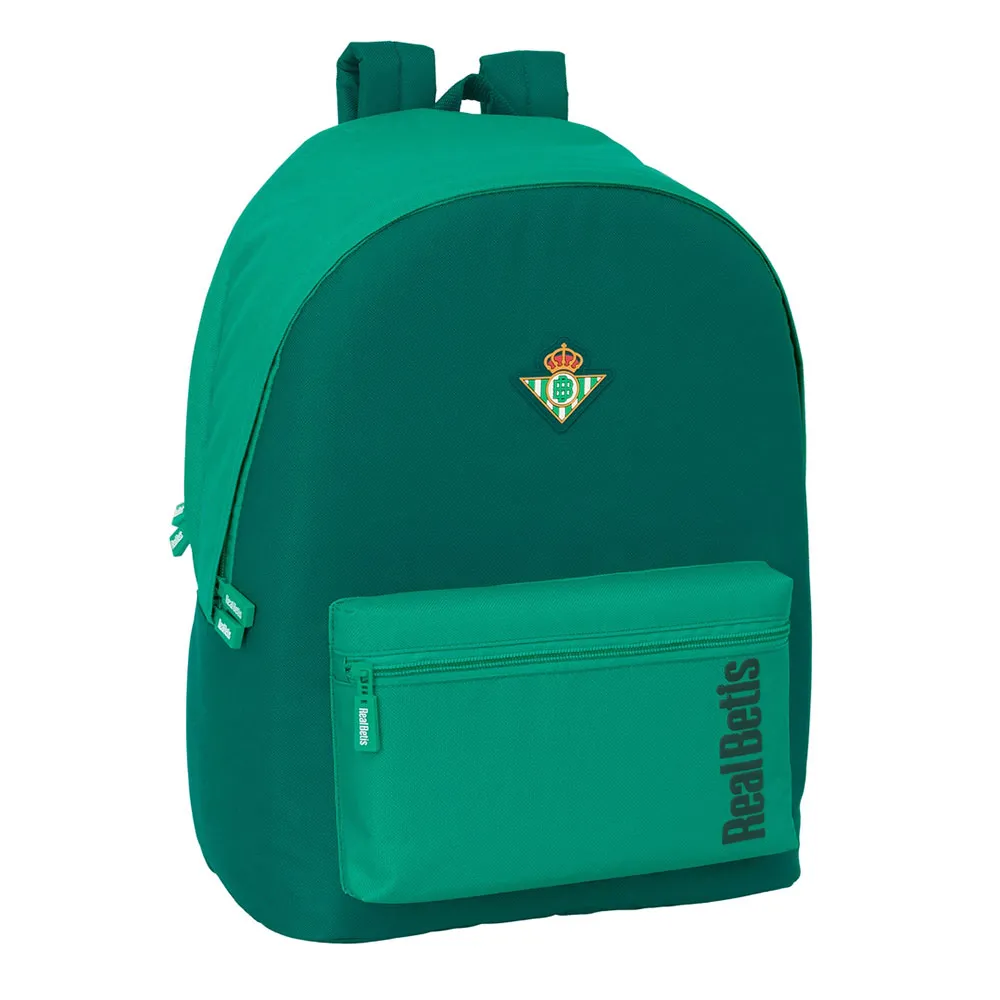 

Рюкзак Safta Real Betis Balompie 15.6''+USB 24.55L 32x43x14 cm 612566820, зеленый