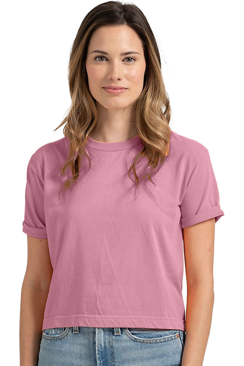 

Женский укороченный топ Tultex Heritage Retro, цвет cassis