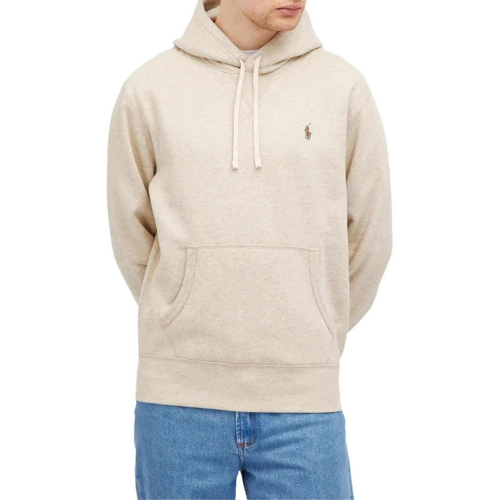 Толстовка FW26 мужская Polo Ralph Lauren, бежевый — фото 3