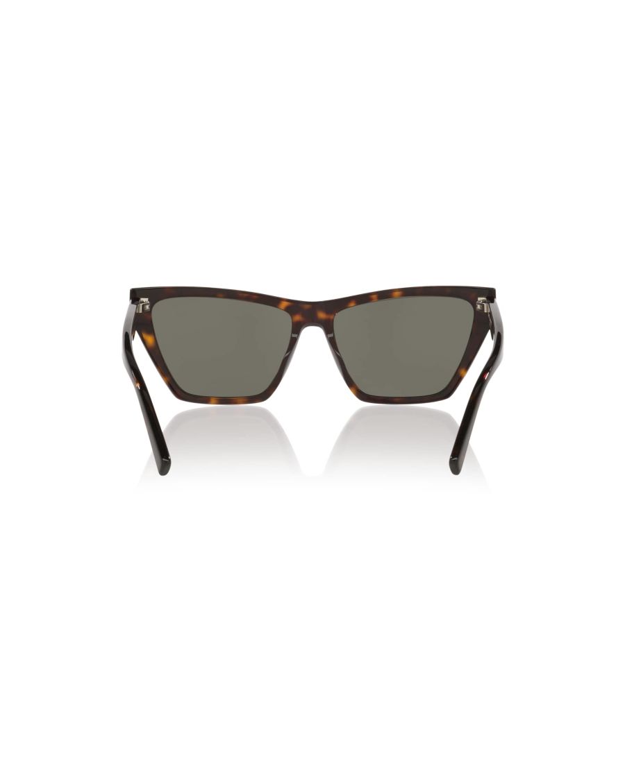 Женские солнцезащитные очки, SL M103 Saint Laurent, Tortoise Gray, Gray — фото 3