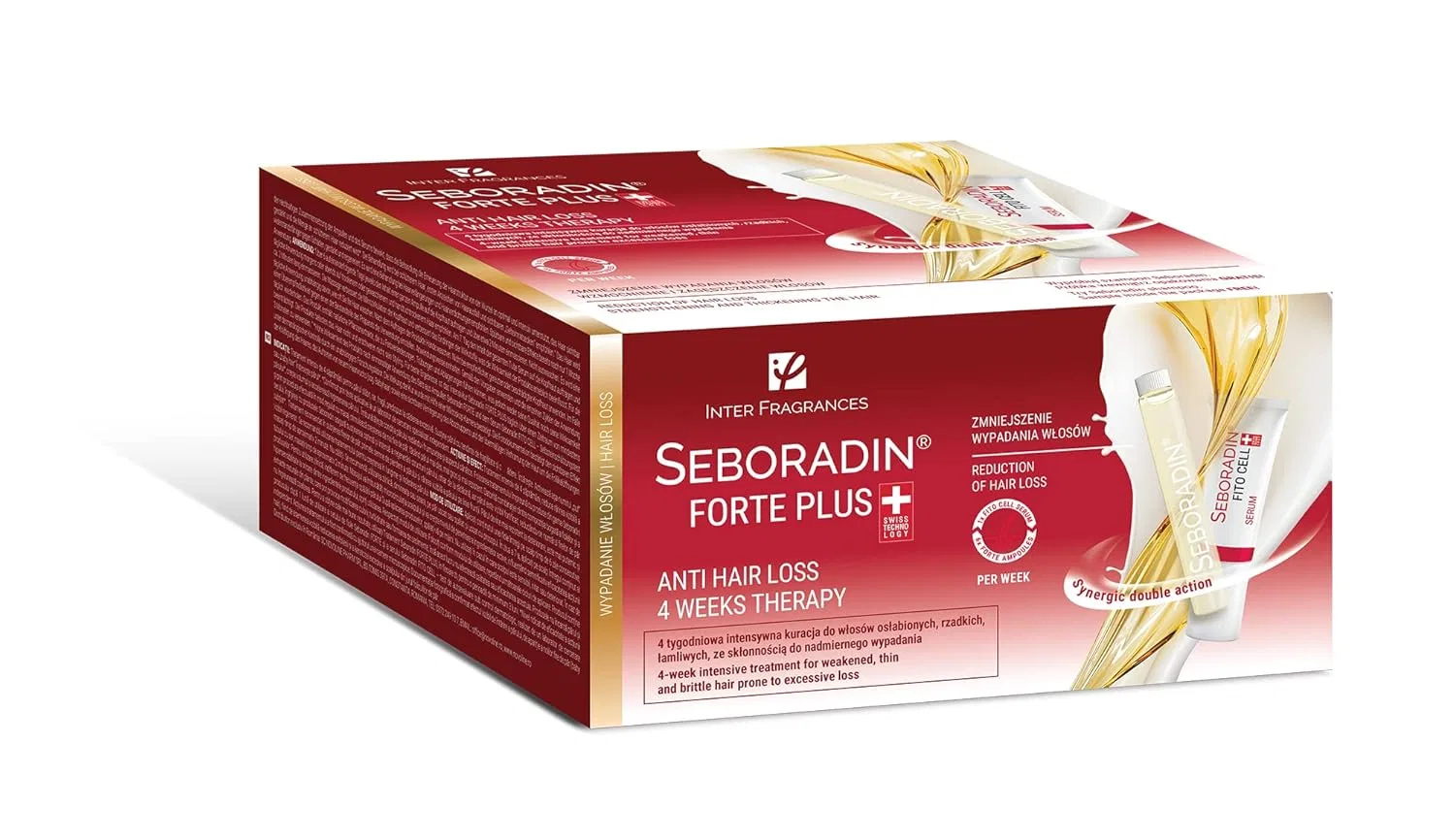 Набор для волос Seboradin: 4 сыворотки Fito Cell и 24 ампулы против выпадения волос Seboradin, Ampoules