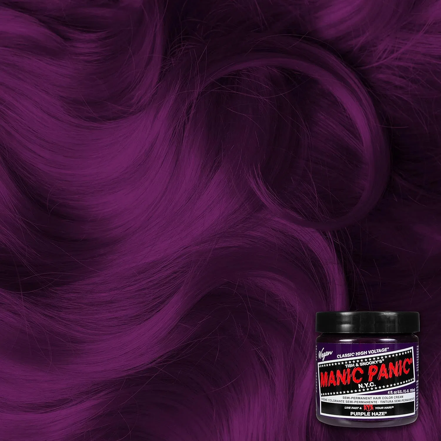 Полуперманентная краска для волос «Purple Haze Classic Cream» от Manic Panic, 2 x 118 мл Manic Panic — фото 3