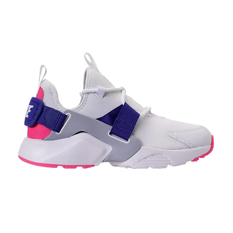 Кроссовки Nike Wmns Air Huarache City Low 'White Hot Punch Blue', белый