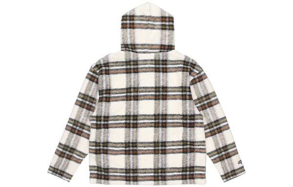 Толстовка Air Jordan 'Why Not?' Printed Plaid Wool Hooded Sweater For Men Brown, желтый — фото 2