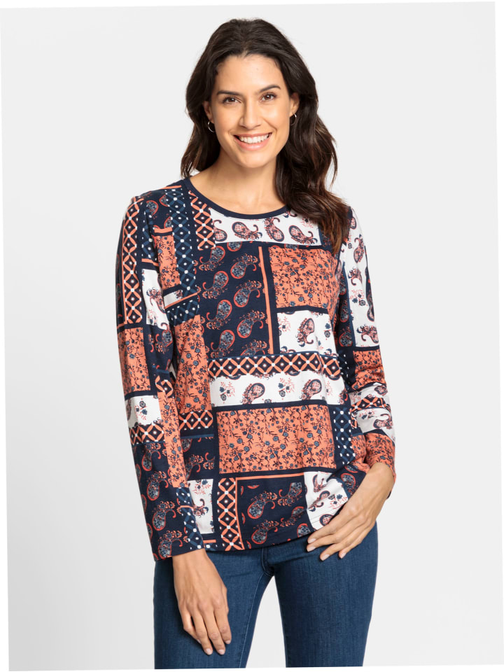 

Рубашка с длинными рукавами с ржаво-красным принтом WITT WEIDEN