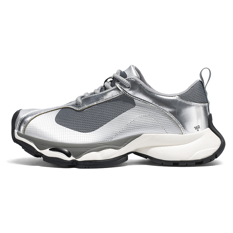 

Износостойкие низкие кроссовки на массивной подошве для мужчин NANJIREN, Silver