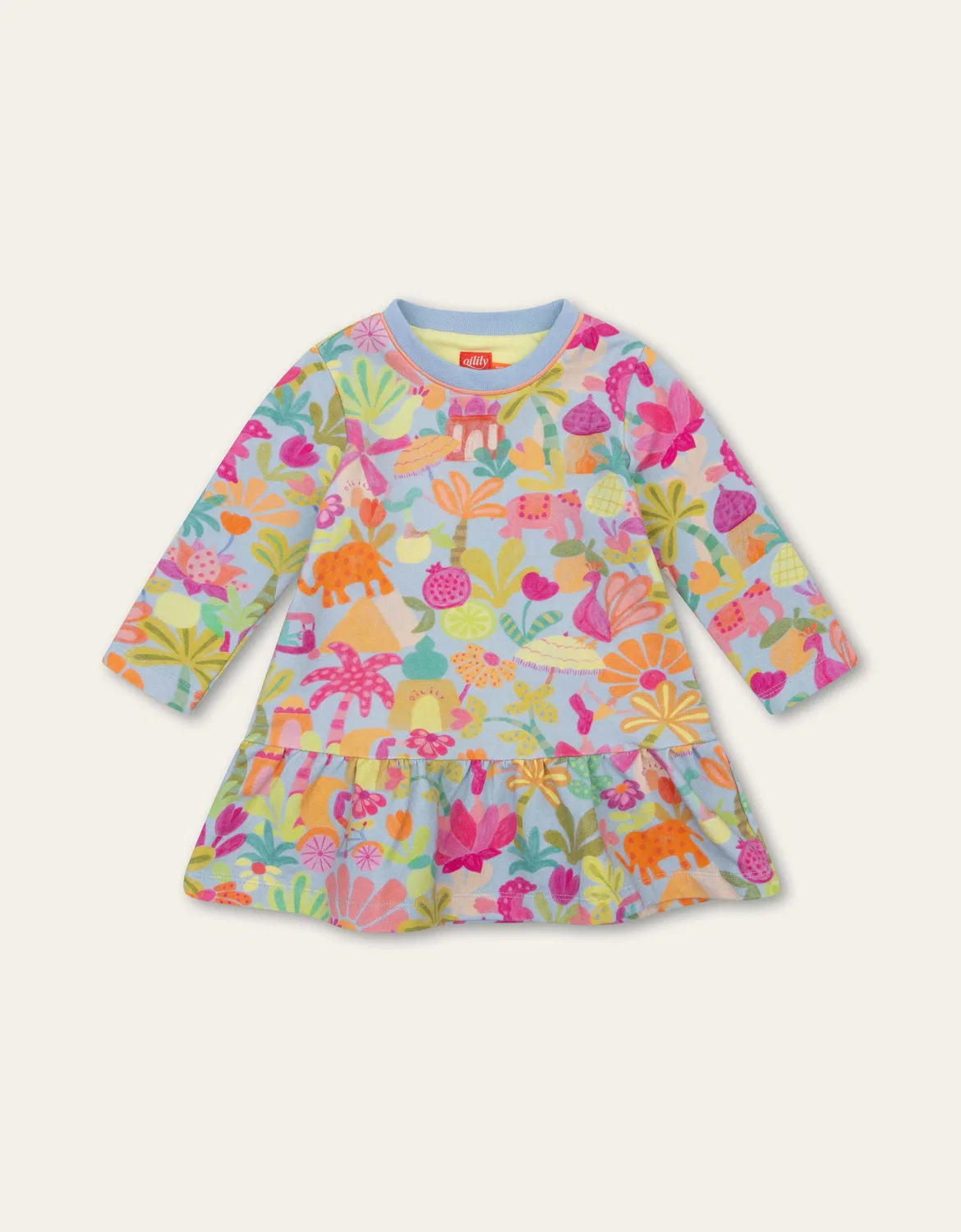 Платье из футера, Oilily, синее