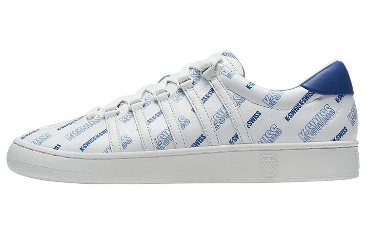 

Обувь для скейтбординга Мужская низкая белая/синяя Kswiss, Синий, Обувь для скейтбординга Мужская низкая белая/синяя Kswiss