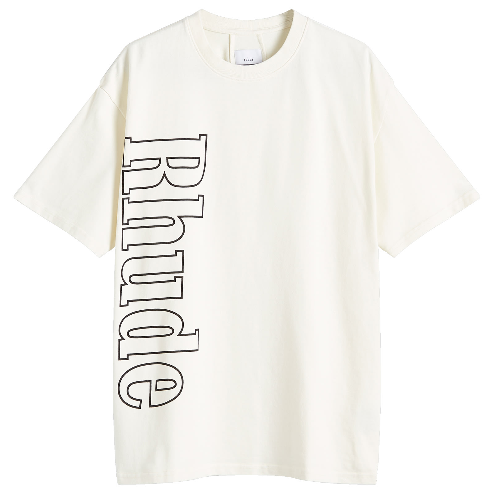 

Футболка Rhude Side Logo T-Shirt, цвет Vintage White