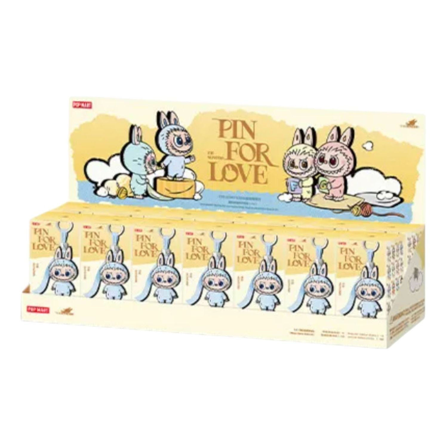 

Лабубу Pop Mart The Monsters Labubu Pin for Love Plush Pendant Sealed Case (A-M) (14 Blind Boxes)