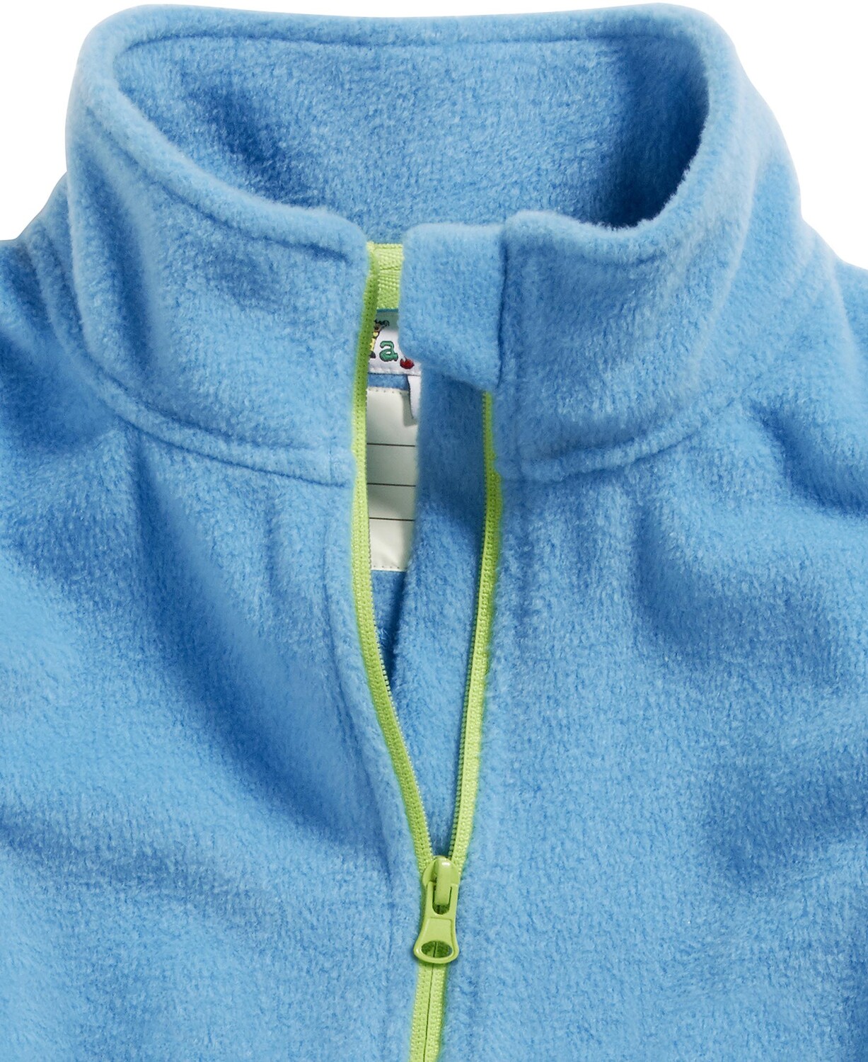 Флисовая куртка Playshoes Fleece Jacke farbig abgesetzt, цвет Aquablau — фото 3