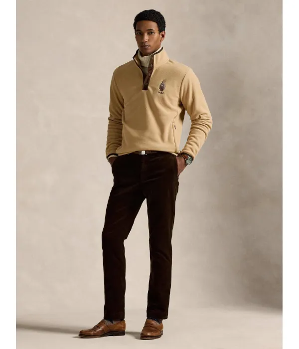 Флисовая толстовка Regular fit Polo Ralph Lauren, бежевый — фото 3