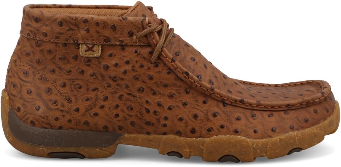 Мужские мокасины Twisted X Chukka Driving Moc, Cognac — фото 3