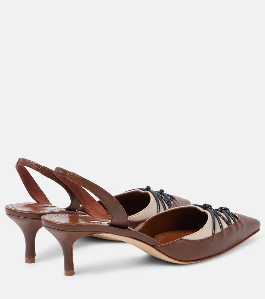 Maretsli 50 кожаные туфли-лодочки на ремешке Manolo Blahnik, 2079 Dbrw/2601 Mnud — фото 2