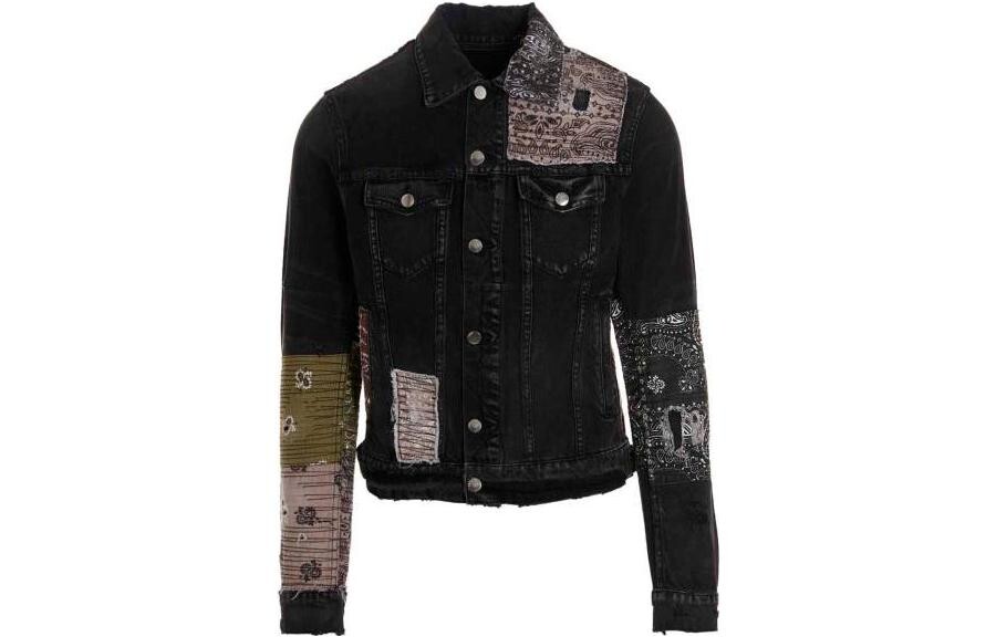 

Джинсовая куртка мужская черный Amiri