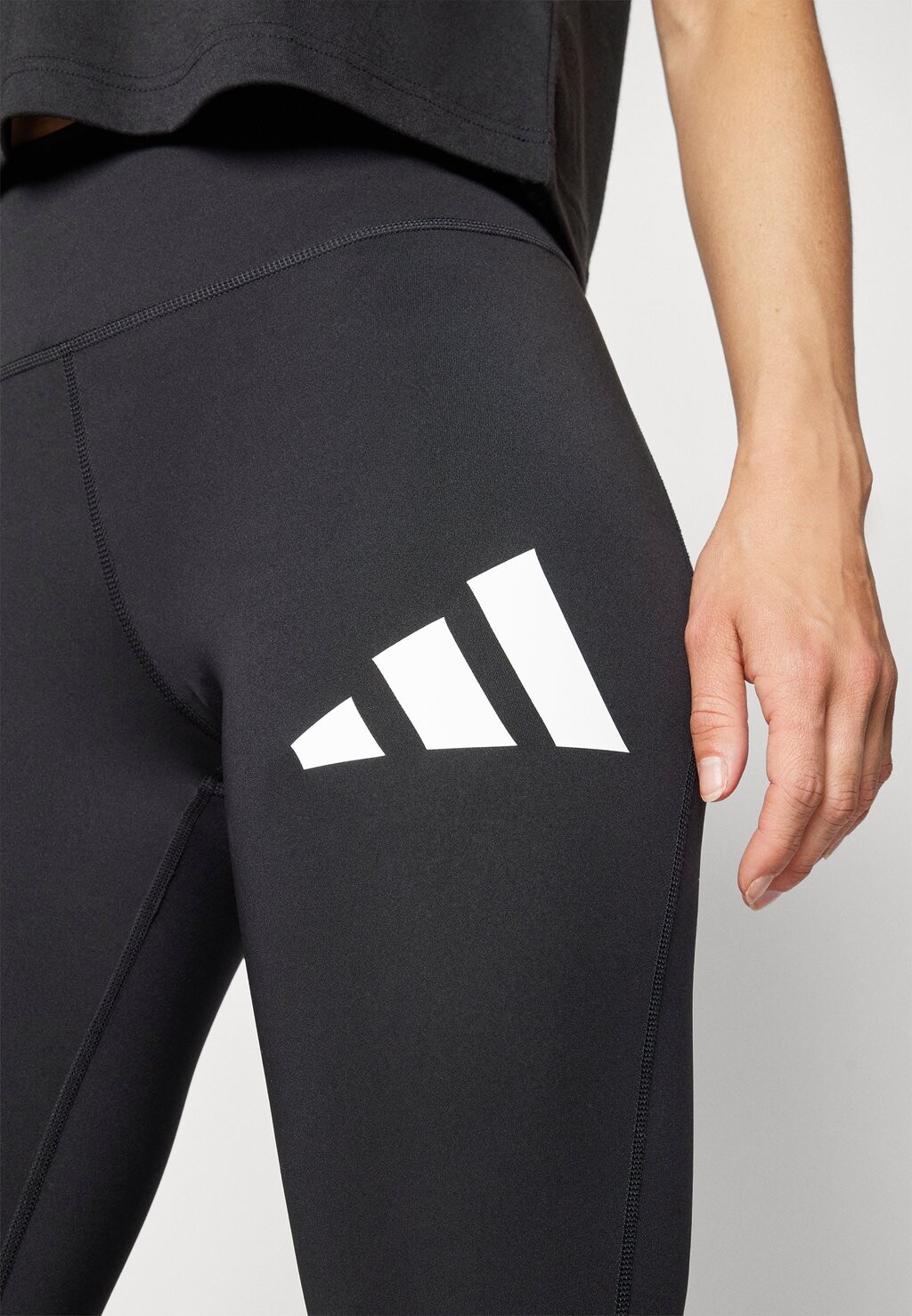 Тайтсы ESSENTIALS BIG FULL-LENGTH adidas, черный — фото 3