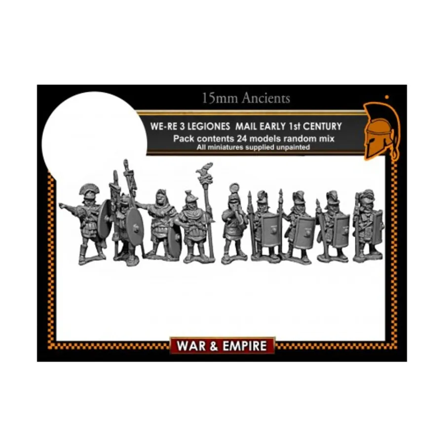 

Легионы с кольчугой — ранний имперский, War & Empire - Ancients Miniatures - Late Roman (15mm)