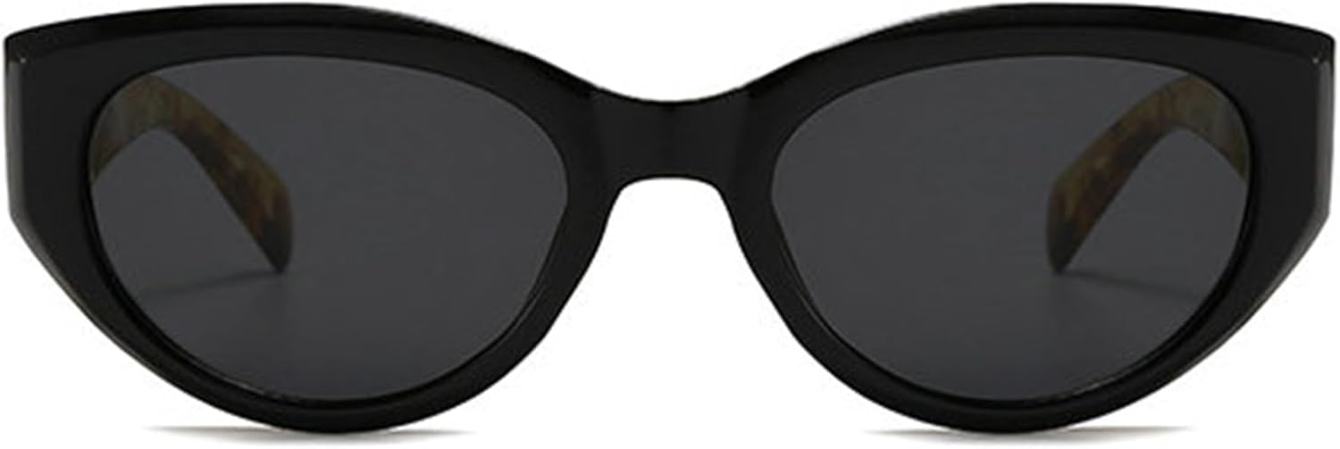 

Willochra Популярные модные овальные солнцезащитные очки для женщин, защита от УФ-излучения UV400, стиль «кошачий глаз», цвет «шампань», трендовые солнцезащитные очки UV400, C5