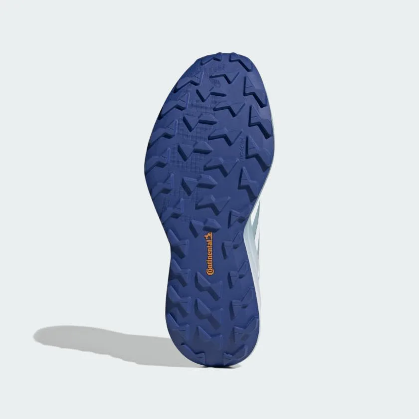 Мужские трейловые кроссовки Adidas Terrex Agravic 3, серый/белый/синий — фото 3