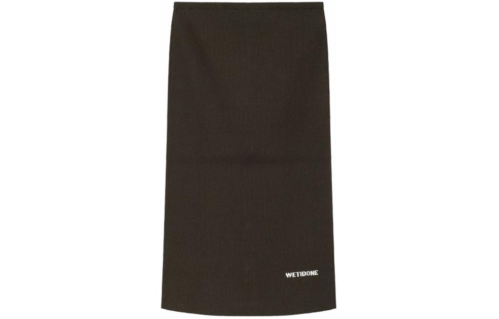 

WE11DONE SS24 Повседневная длинная юбка Women's Brown