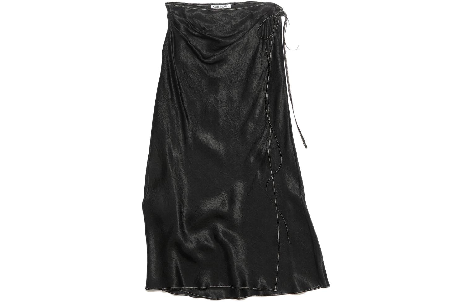 

Acne Studios Повседневная длинная юбка женская черная