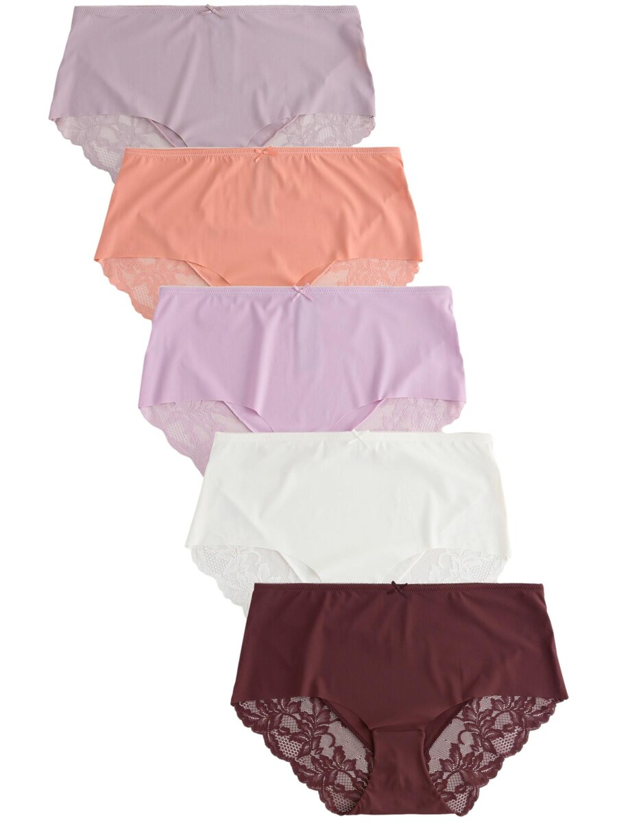 

Трусики Next, цвет Lavender/Light purple/Dusky pink/Wine red/White