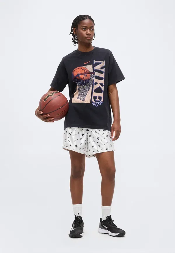 Шорты спортивные Nike Performance A'Ja shine short, белый/черный — фото 2