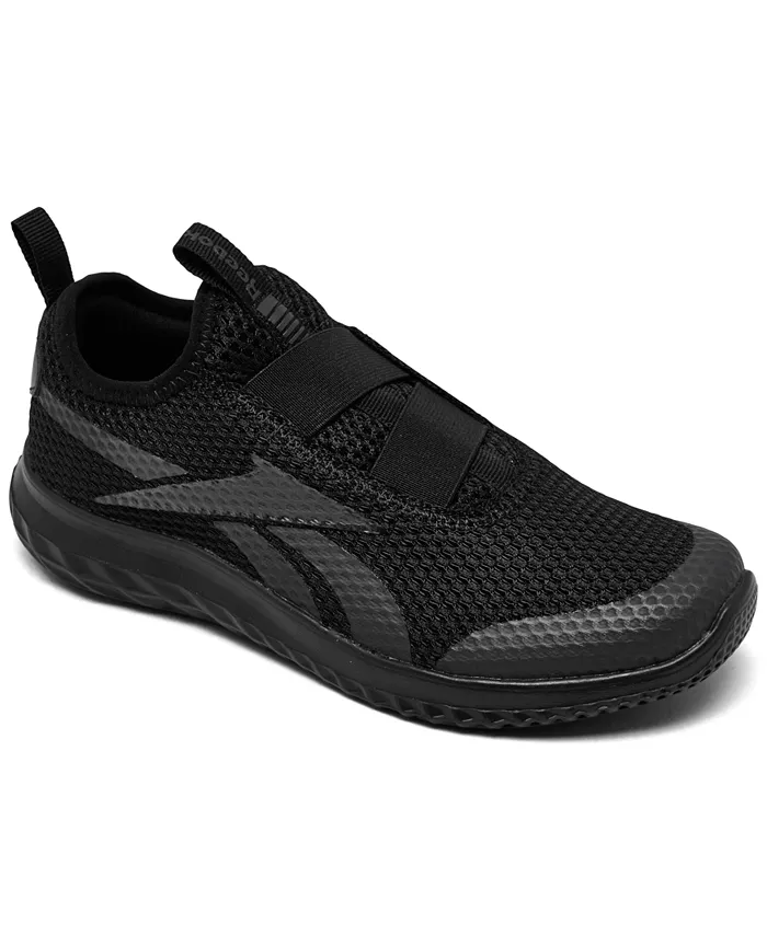 

Детские повседневные слипоны Rush Runner от Finish Line Reebok, черный